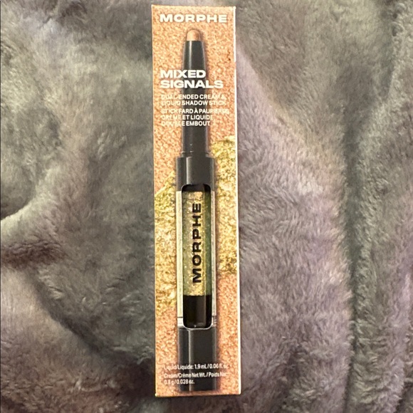 Morphe Eyeliner Mixed Signals Dual-Ended Eyeshadow gold green sparkle dark gold - Picture 1 of 10